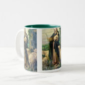 TASSE 2 COULEURS JÉSUS-CHRIST LE BON BERGER (Devant gauche)