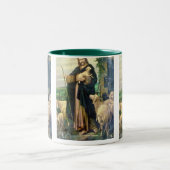 TASSE 2 COULEURS JÉSUS-CHRIST LE BON BERGER (Centre)