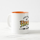 Tasse 2 Couleurs Jésus est amour (Devant gauche)