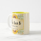 Tasse 2 Couleurs Jésus est ma Joie (Devant gauche)