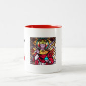 Tasse 2 Couleurs Jésus est roi (Centre)