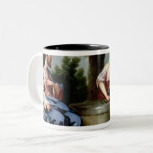 Tasse 2 Couleurs Jésus et la femme samaritaine (Devant gauche)
