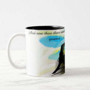 Tasse 2 Couleurs jésus ici