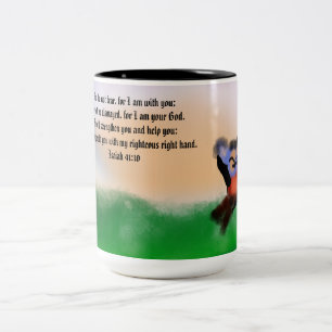 Tasse 2 Couleurs Jésus ici