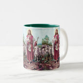 Tasse 2 Couleurs Jésus, Le Bon Pasteur (Devant droit)