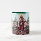 Tasse 2 Couleurs Jésus, Le Bon Pasteur (Centre)