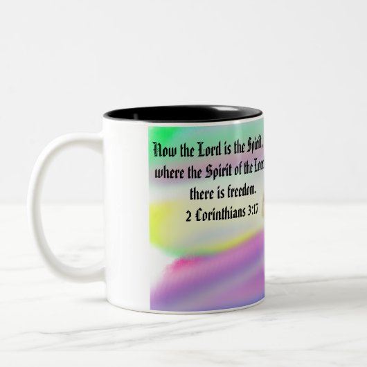Tasse 2 Couleurs jesus liberté (Gauche)