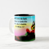 Tasse 2 Couleurs jesus liberté (Devant gauche)