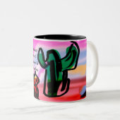 Tasse 2 Couleurs Jesus love (Devant droit)