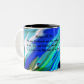 Tasse 2 Couleurs Jésus marche sur l'eau (Devant gauche)