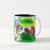 Tasse 2 Couleurs jésus nous aime (Devant droit)
