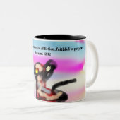 Tasse 2 Couleurs Jésus nous aime  (Devant droit)