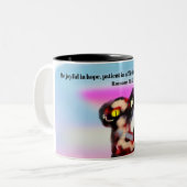 Tasse 2 Couleurs Jésus nous aime  (Devant gauche)