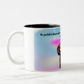 Tasse 2 Couleurs Jésus nous aime  (Gauche)