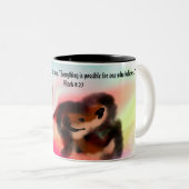 Tasse 2 Couleurs jésus peut (Devant droit)