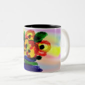 Tasse 2 Couleurs jésus réjouir (Devant droit)