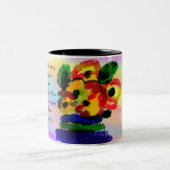 Tasse 2 Couleurs jésus réjouir (Centre)