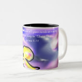 Tasse 2 Couleurs jésus riche  (Devant droit)