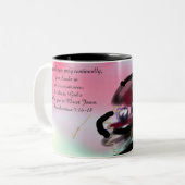 Tasse 2 Couleurs Jésus se réjouit (Devant gauche)