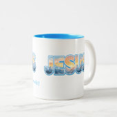 Tasse 2 Couleurs Jesus Sunrise (Devant droit)