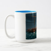 Tasse 2 Couleurs Jesus Walking On Water To Save Peter (Gauche)