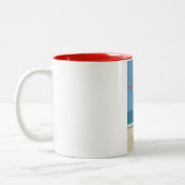 Tasse 2 Couleurs Jetée de Huntington Beach (Gauche)
