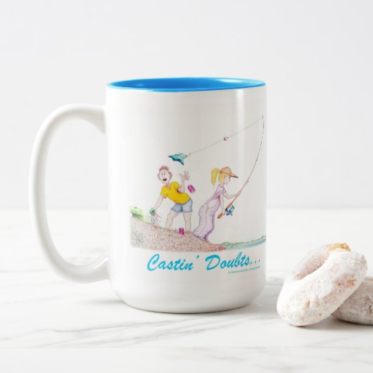 Tasse 2 Couleurs Jeter le doute  (Avec donut)