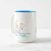 Tasse 2 Couleurs Jeter le doute  (Devant gauche)