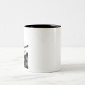 Tasse 2 Couleurs Jeter un coup d'oeil le chat et la pie (Centre)