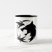 Tasse 2 Couleurs Jeter une pièce à la sorcière (Centre)