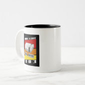 Tasse 2 Couleurs Jeu comme 1983, jeu vidéo rétro (Devant gauche)