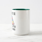 Tasse 2 Couleurs Jeu de billard de joueurs (Centre)