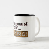 Tasse 2 Couleurs jeu de "ET " (Devant droit)