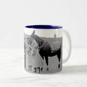 Tasse 2 Couleurs Jeu de marine d'armée (Devant droit)