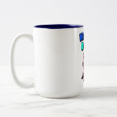 Tasse 2 Couleurs Jeu de mots sans cochon (Gauche)