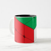 Tasse 2 Couleurs Jeu de puzzle de cube  (Devant gauche)