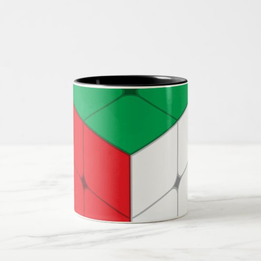 Tasse 2 Couleurs Jeu de puzzle de cube  (Centre)
