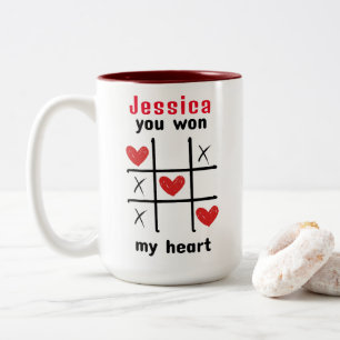 Tasse 2 Couleurs Jeu de Puzzle I You won my Heart