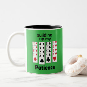 Tasse 2 Couleurs Jeu de Solitaire qui Renforce Ma Patience Amusant
