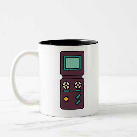 Tasse 2 Couleurs Jeu vidéo Retro (Gauche)