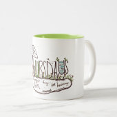 Tasse 2 Couleurs Jeudi (Devant droit)