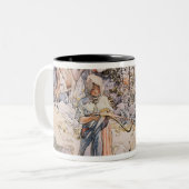 Tasse 2 Couleurs Jeune fille tissant, 1905 (Devant gauche)