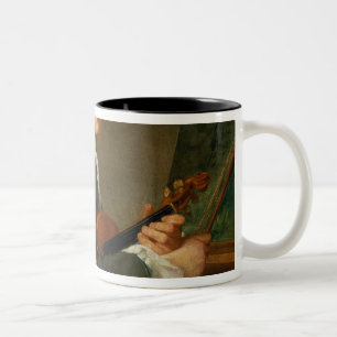 Tasse 2 Couleurs Jeune homme avec un violon