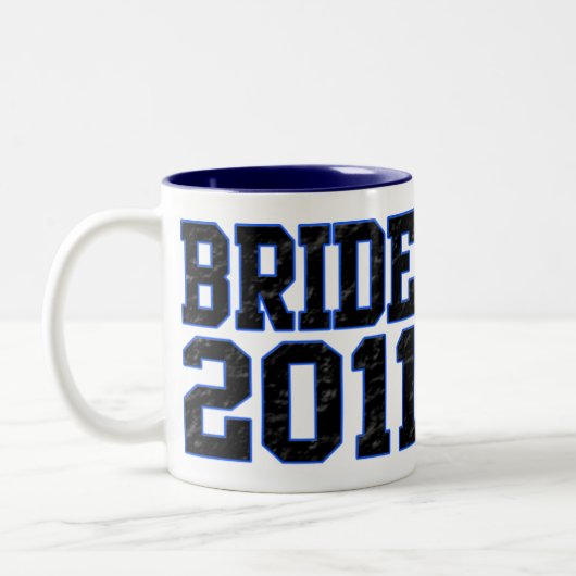 Tasse 2 Couleurs Jeune mariée 2011 (Gauche)