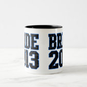 Tasse 2 Couleurs Jeune mariée 2013 (Centre)