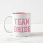 Tasse 2 Couleurs Jeune mariée d'équipe (Gauche)