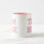 Tasse 2 Couleurs Jeune mariée d'équipe (Centre)