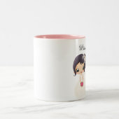 Tasse 2 Couleurs Jeune mariée et domestique d'honneur (Centre)