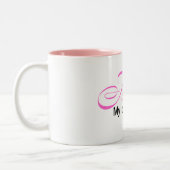 Tasse 2 Couleurs Jeune mariée (mon jour, ma manière !) (Gauche)