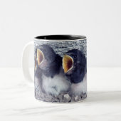 Tasse 2 Couleurs jeunes hirondelles de grange (Devant gauche)